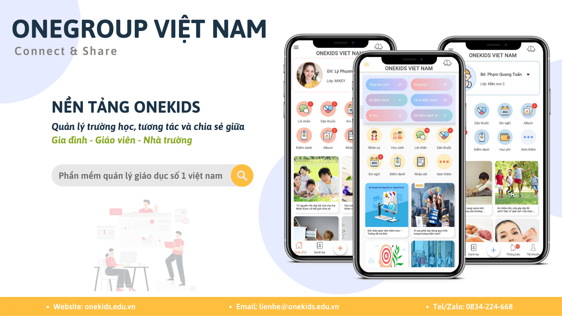 Phần mềm quản lý mầm non số 1 Việt Nam